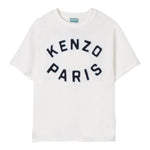 Kenzo T.Shirt Girocollo Tinta Unita con Logo per Bambino K61163 BIANCO KENZO 