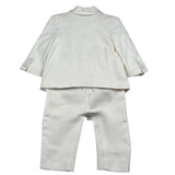 Petit Completo 3 Pezzi Giacca-Pantalone-Camicia per Neonato S3415479LN PANNA PETIT 