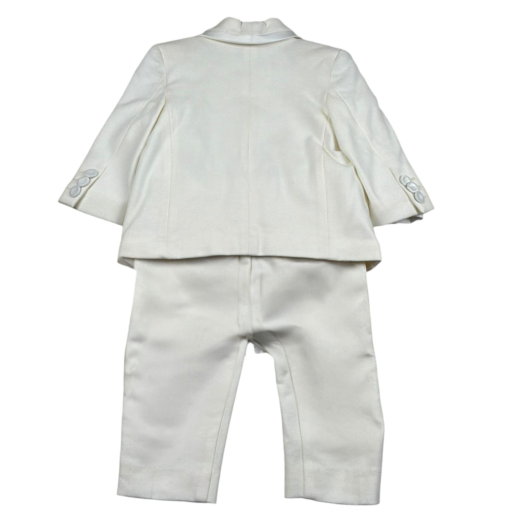 Petit Completo 3 Pezzi Giacca-Pantalone-Camicia per Neonato S3415479LN PANNA PETIT 