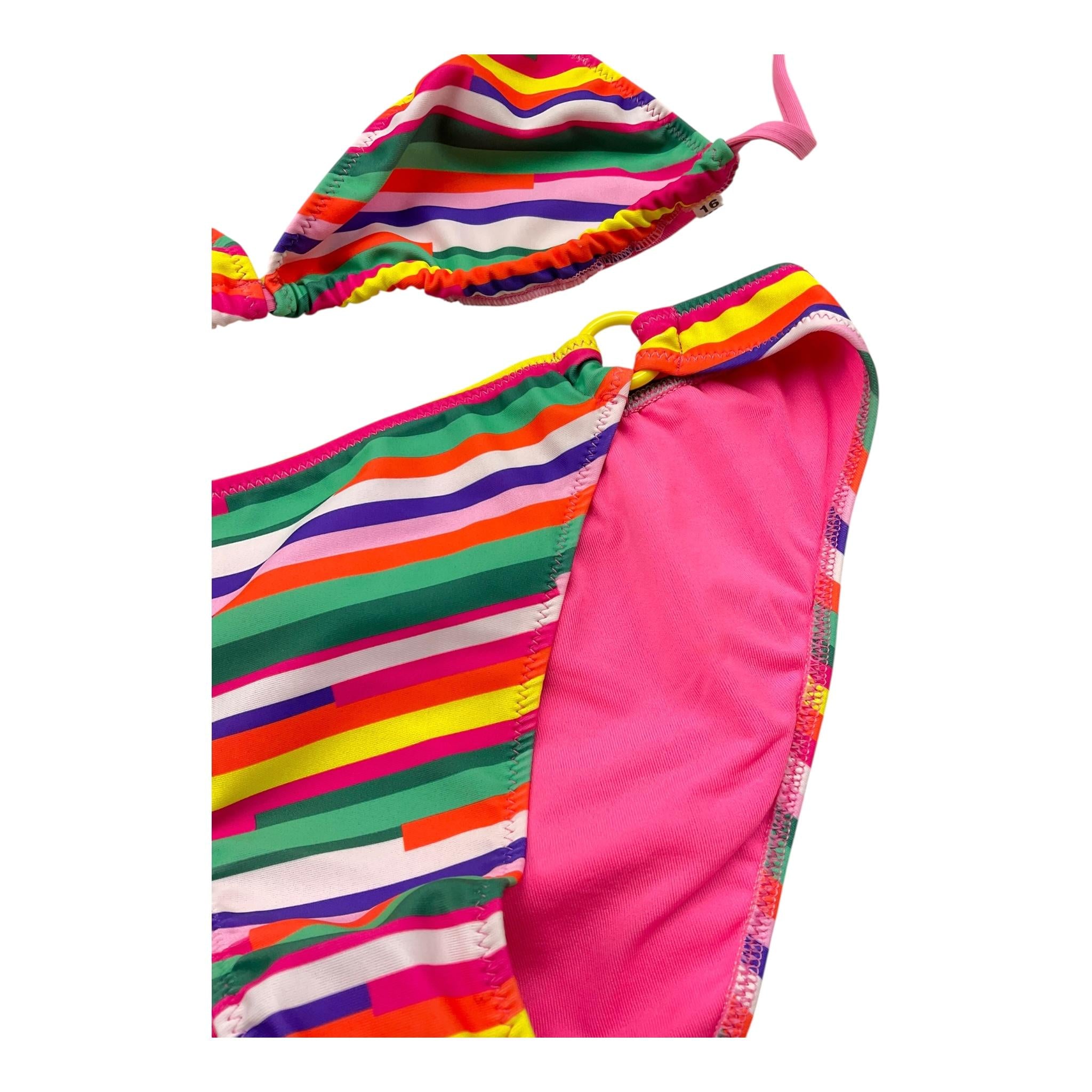 4Giveness Cosrume 2 Pezzi Slip-Triangolo per Bambina FGBG3915 MULTICOLOR 4GIVENESS 