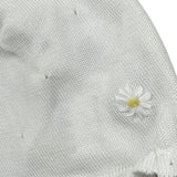 Le Coconne Cappello Tinta Unita con Ricami per Neonata LCN1411 BIANCO LE COCONNE 