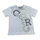 Iceberg T-Shirt Girocollo Tinta Unita con Stampa per Neonato TSICE5109BX BIANCO ICEBERG 