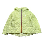 K-Way Giubbino Tinta Unita con Zip E Cappuccio per Bambina K6132LW VERDE K-WAY 