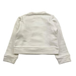 ELISABETTA FRANCHI felpa girocollo tinta unita con applicazione fiocco Bianco per Bambina EFFE71 BIANCO ELISABETTA FRANCHI 