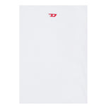 Diesel T-Shirt Girocollo Tinta Unita con Stampa per Bambino J02237XX BIANCO DIESEL 