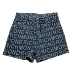 John Richmond Short In Denim Logato per Bambina RGP25122SH BLU JOHN RICHMOND 