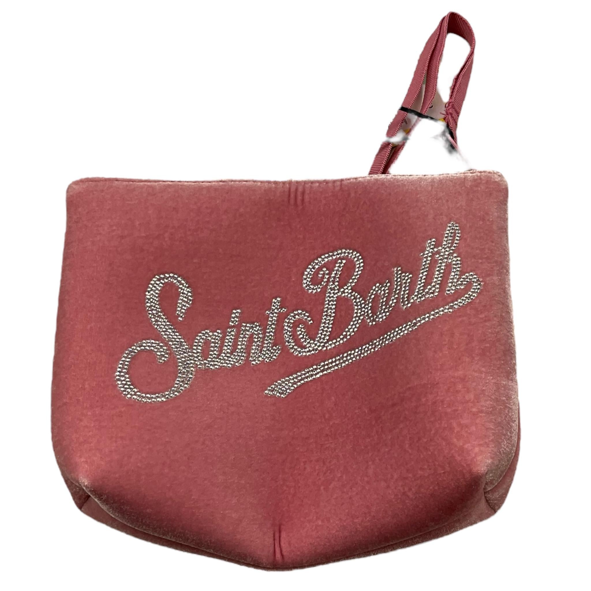 SAINT BARTH borsello tinta unita con logo Rosa per Bambina ALINEVELVET ROSA SAINT BARTH 