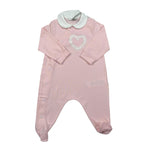 Il Gufo Tutina Tinta Unita con Applicazioni per Neonata P19TP245M00032 ROSA IL GUFO 