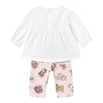 Mayoral Completo 4 Pezzi 2Shirt-2Pantalone Bianco per Neonata 1760 BIANCO MAYORAL 