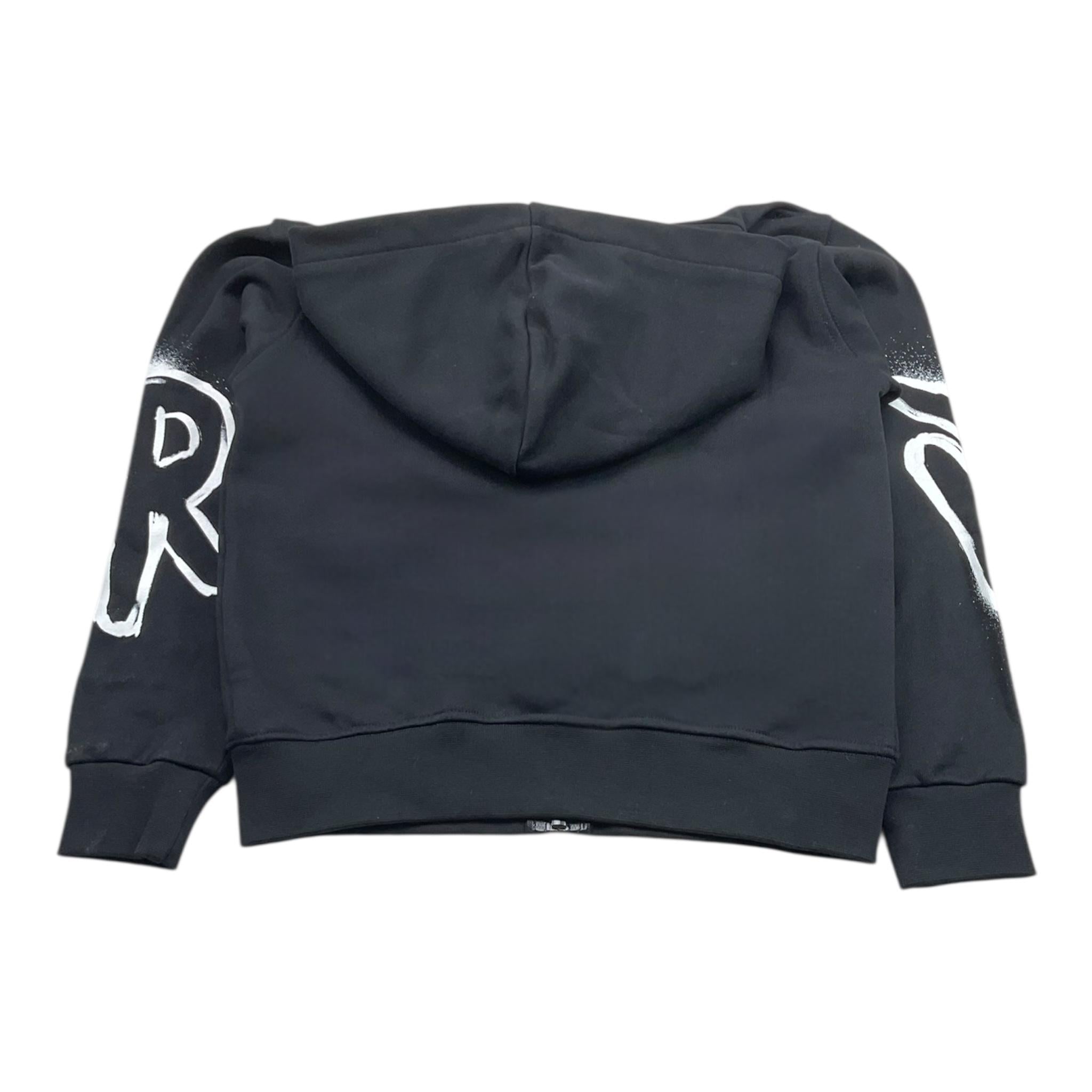 DISCLAIMER felpa tinta unita con cappuccio e zip Nero per Bambino JHRFGI NERO DISCLAIMER 