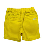 Boss Bermuda Tinta Unia con Girovita Regolabile per Neonato J04423 GIALLO BOSS 