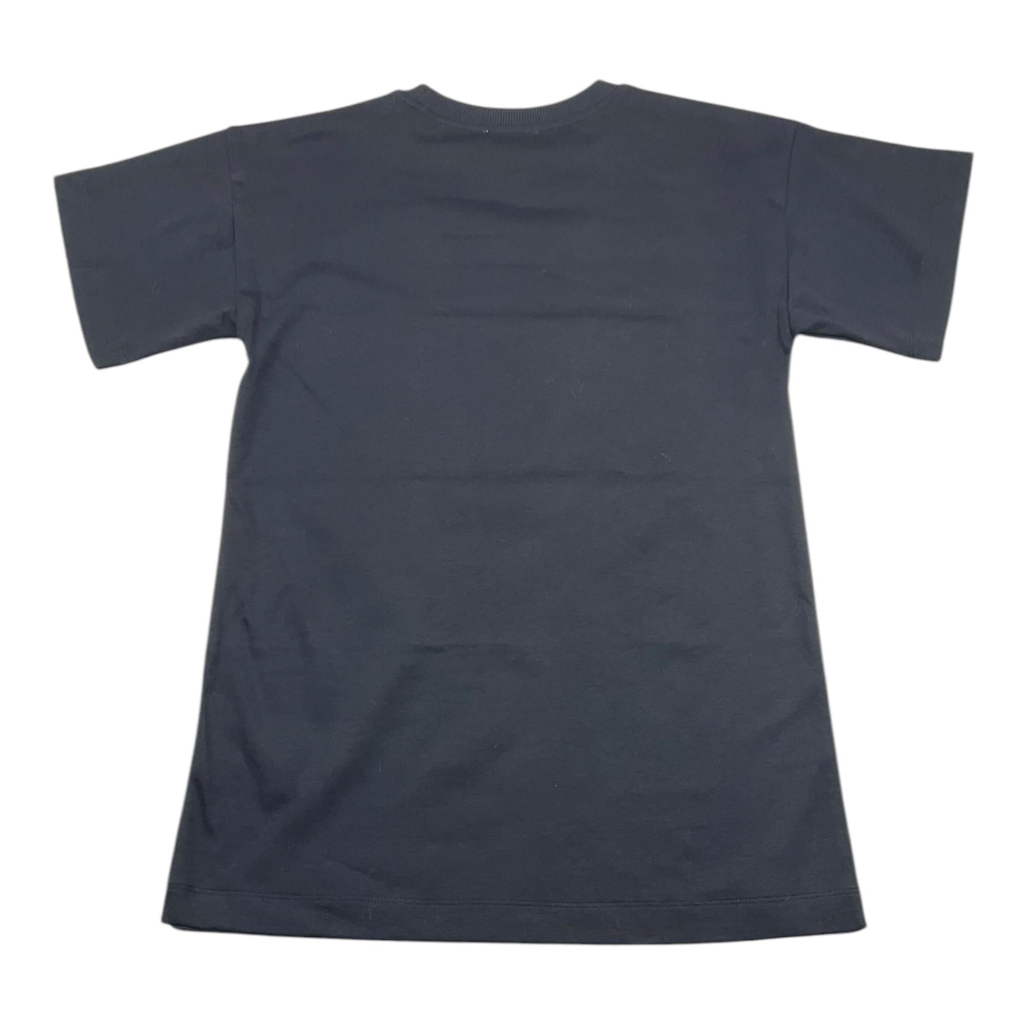 MOSCHINO abito tinta unita con stampa Nero per Bambina HAV0GL NERO MOSCHINO 