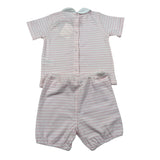 Coccode Completo 2 Pezzi T-Shirt-Culotte per Neonata C55167 ROSA COCCODE 