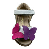 Florens Le Piccole Sandali Tinta Unita con Applicazioni per Bambina E6024 BIANCO FLORENS LE PICCOLE 