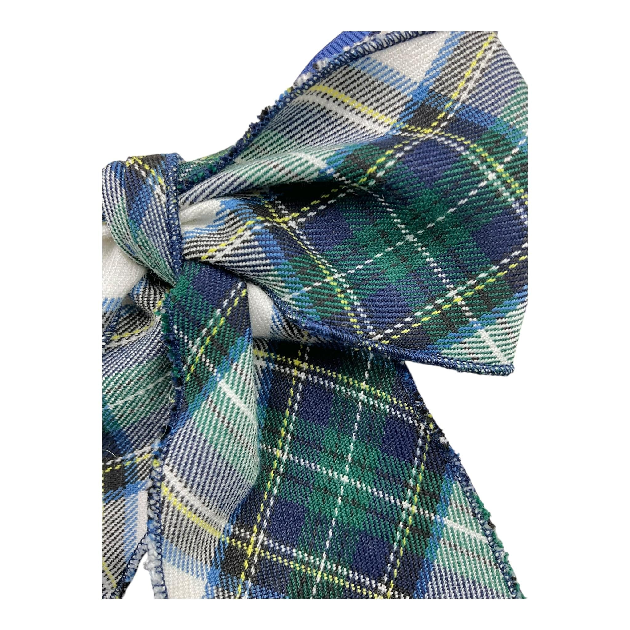 PICCOLA LUDO spilla modello fiocco fantasia a quadri Blu per Bambina BS9WA016 BLU PICCOLA LUDO 