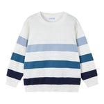 Mayoral Maglia Girocollo Tinta Unita con Fantasia A Righe per Bambino 2266 BIANCO MAYORAL 