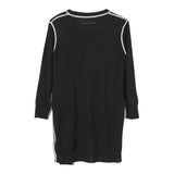 MAISON MARGIELA abito manica lunga tinta unita cn cuciture in constrato Nero per Bambina M60646 NERO MAISON MARGIELA 