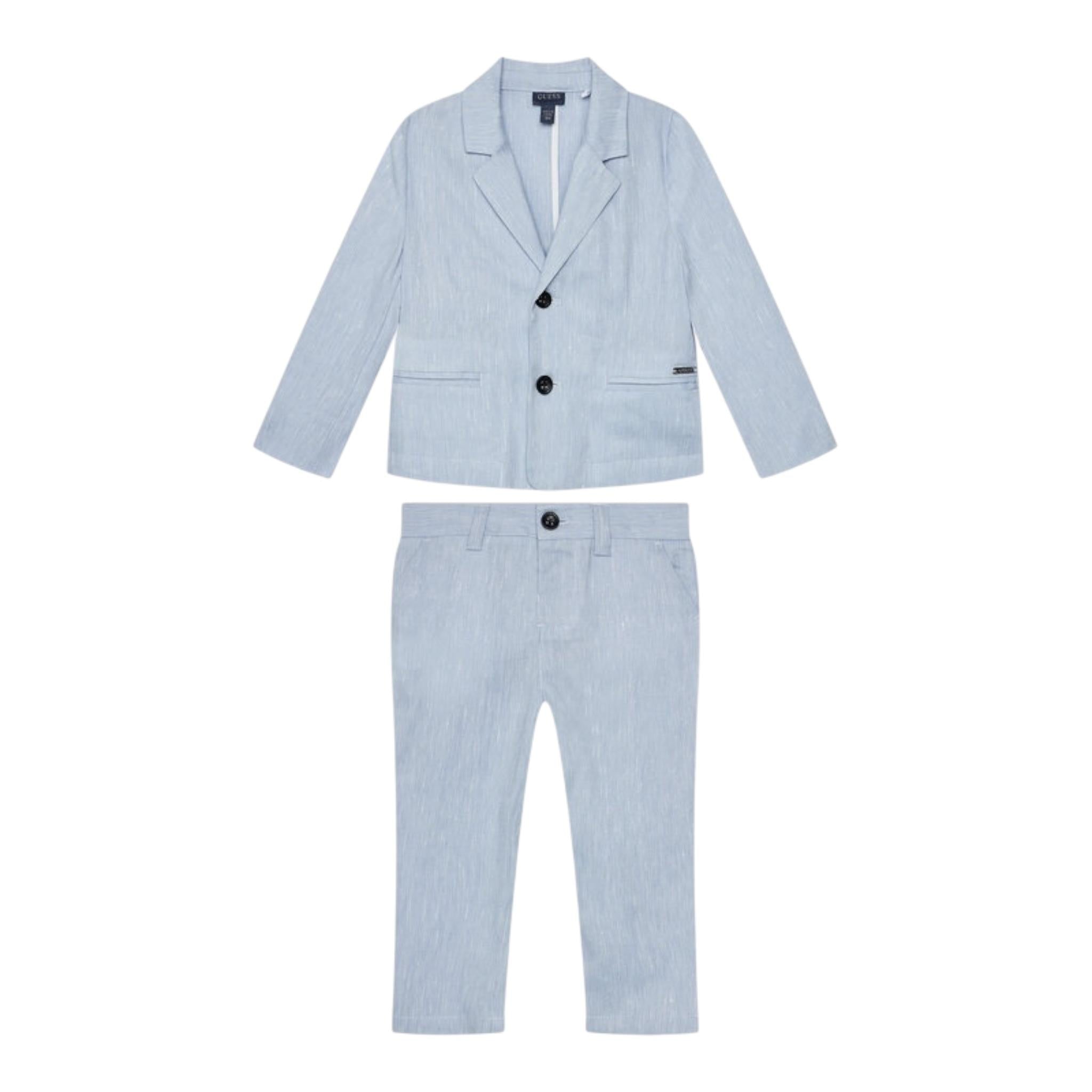 Guess Completo 2 Pezzi Giacca-Pantalone per Bambino I4RG26WFZ90 AZZURRO GUESS 