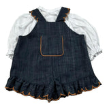 Coco' Et Mama' Completo 2 Pezzi Camicia-Salopette per Neonata EELTTRABABY BLU COCO' ET MAMA' 