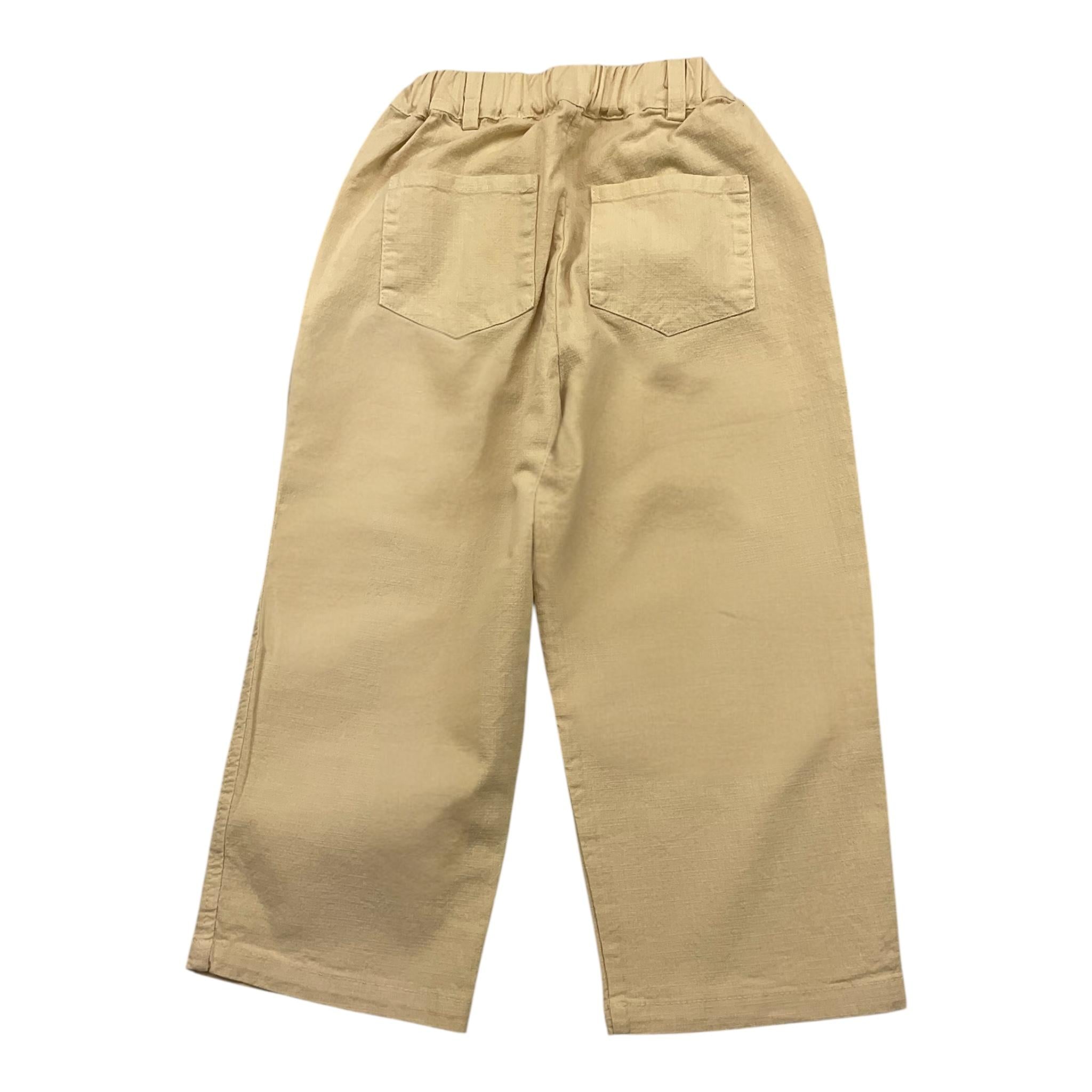 Babe & Tess Pantalone Tinta Unita con Elastico In Vita per Bambino 04518040 AVORIO BABE & TESS 