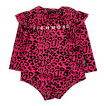 JOHN RICHMOND body tinta unita con fantasia maculata Fuxia per Neonata RIA2512BD FUXIA JOHN RICHMOND 