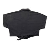 Janice Camicia Mezza Manica Tinta Unita Nero Per Bambina JN533R NERO JANICE 