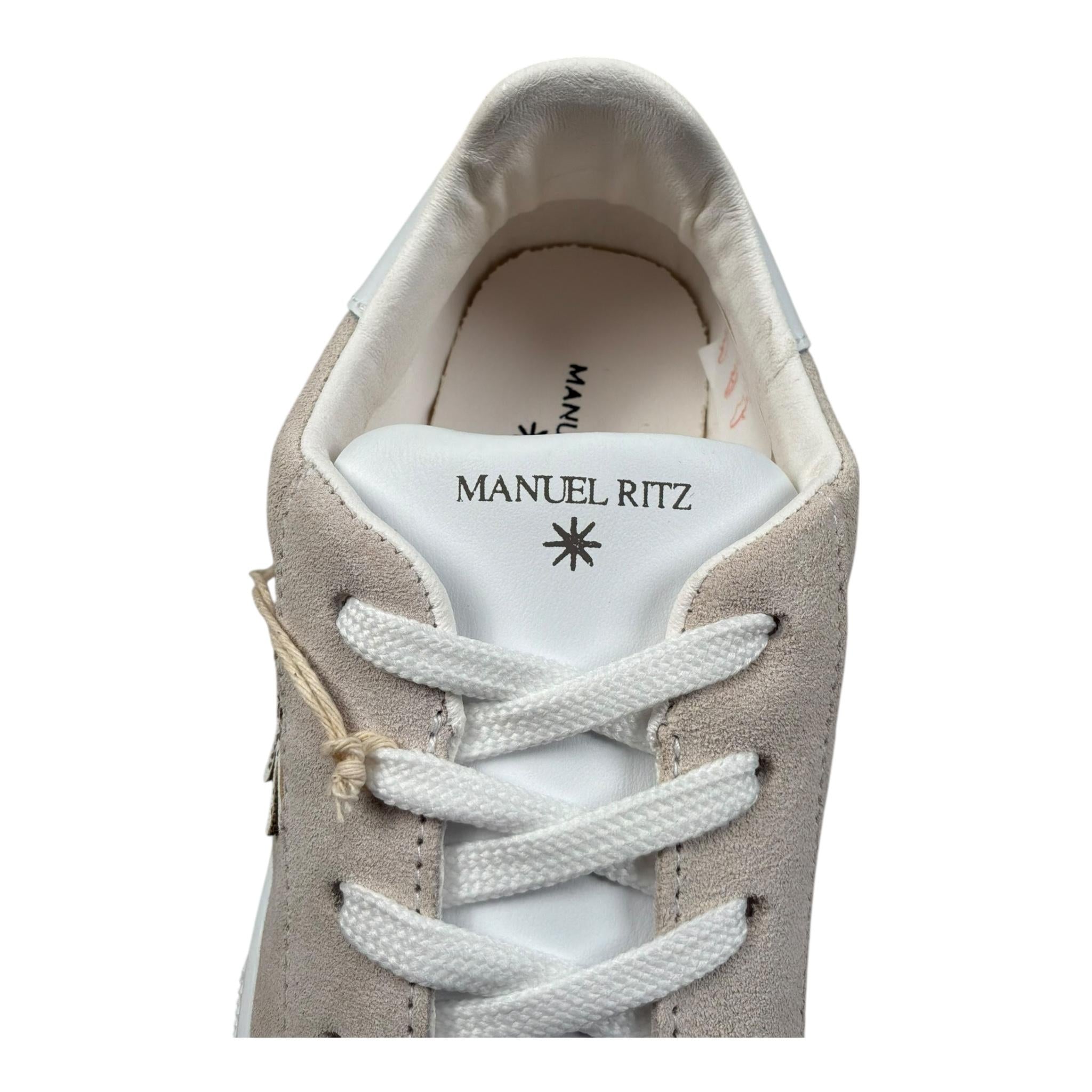 Manuel Ritz Sneakers Tinta Unita con Lacci per Bambino MR2992 BEIGE MANUEL RITZ 
