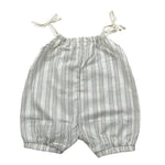 Lalalu' Pagliaccetto Tinta Unita con Fantasia A Righe per Neonato SLTL15P PANNA LALALU' 