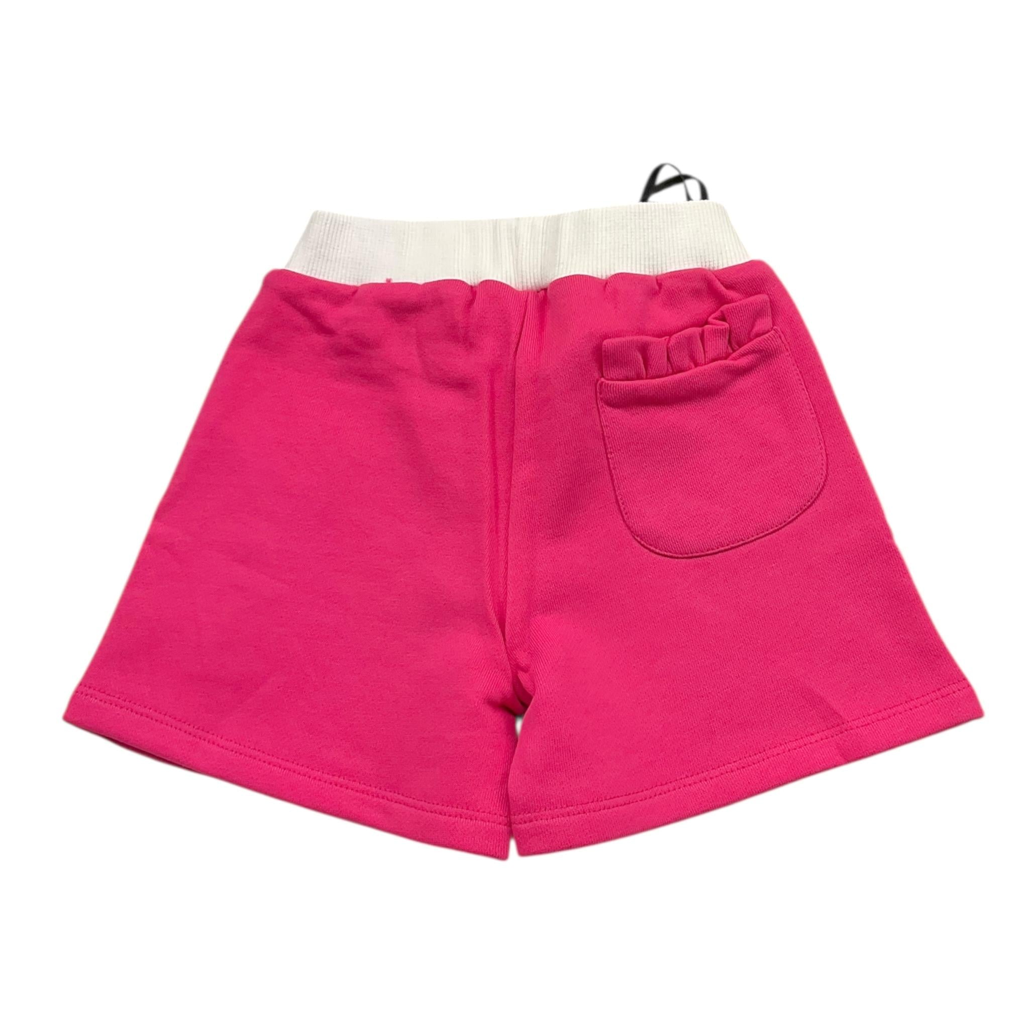 MISSONI short bicolore con elastico in vita Bianco/fuxia per Neonata MU6029 BIANCO/FUXIA MISSONI 