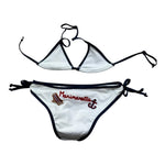 Saint Barth Costume 2 Pezzi Triangolo-Slip per Bambina 00663L BIANCO SAINT BARTH 