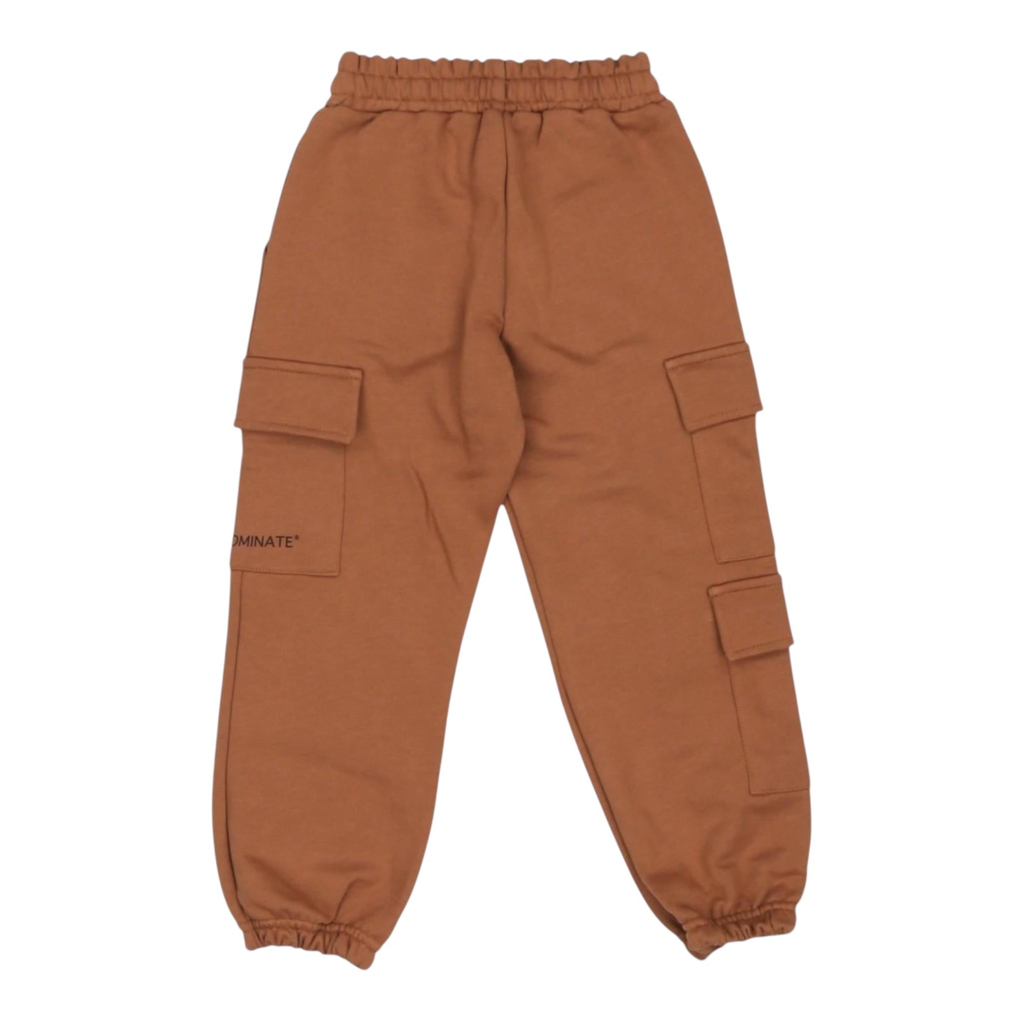 Hinnominate Pantalone Modello Tuta Tinta Unita con Elastico In Vita per Bambino 3641PF00010 MARRONE HINNOMINATE 