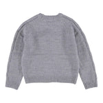TO be too maglia tinta unita con applicazioni Grigio per Bambina TFBF24M6377 GRIGIO TO be too 
