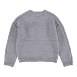 TO be too maglia tinta unita con applicazioni Grigio per Bambina TFBF24M6377 GRIGIO TO be too 