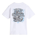 Vans T-Shirt Girocollo Tinta Unita con Stampa per Bambino VN000MKUWHT BIANCO VANS 