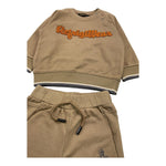 REFRIGIWEAR completo 2 pezzi felpa-pantalone tinta unita Beige per Neonato RWN836 BEIGE REFRIGIWEAR 