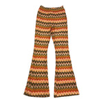 La Stupenderia Pantalone Ricami In Contrasto Modello Zampa per Bambina TJPN94 MULTICOLOR LA STUPENDERIA 