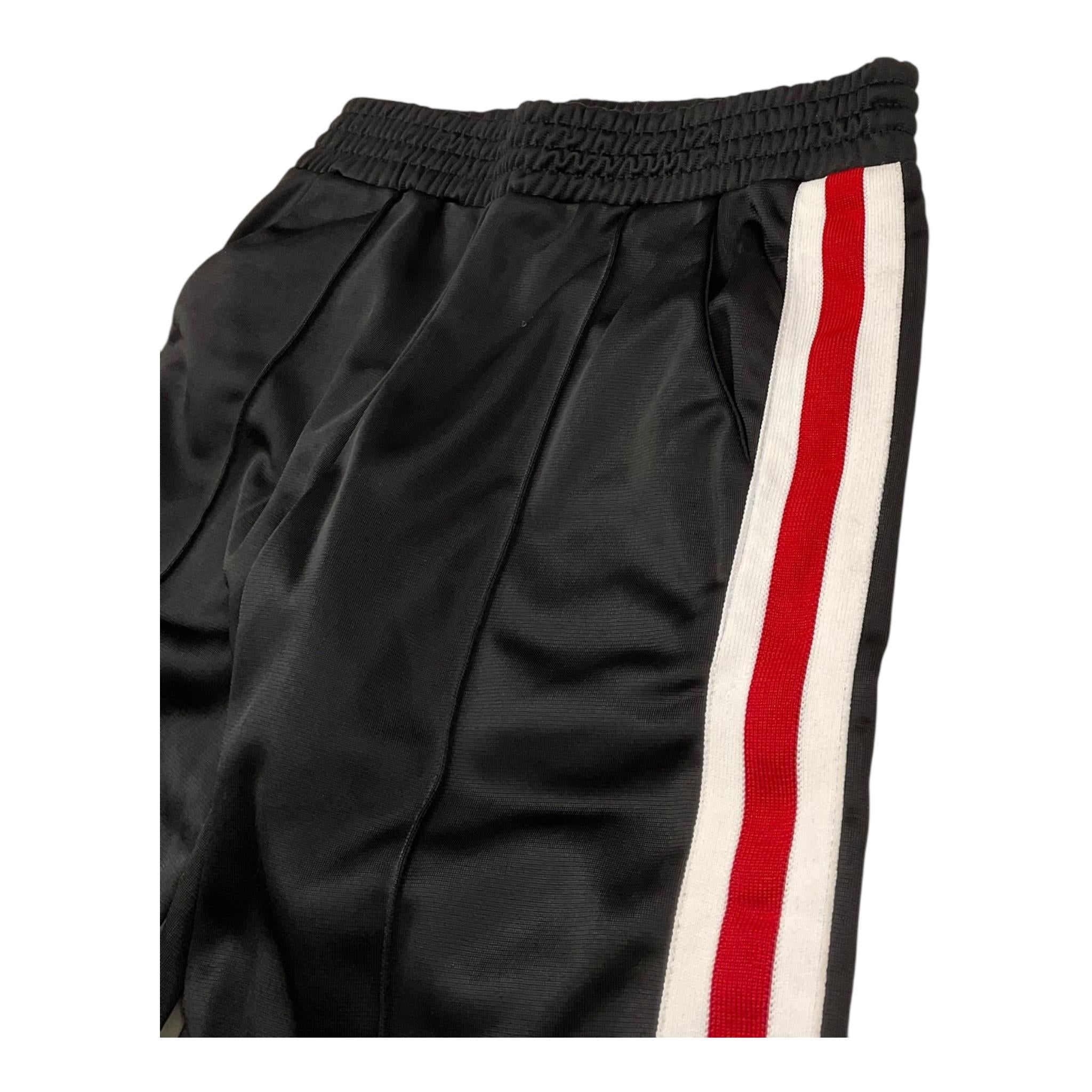 SHOPART pantalone tinta unita con profili in contrasto Nero per Bambina PAN0815 NERO SHOPART 