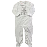 GUESS tutina tinta unita gircollo Bianco per Neonata H3YW02J1314 BIANCO GUESS 