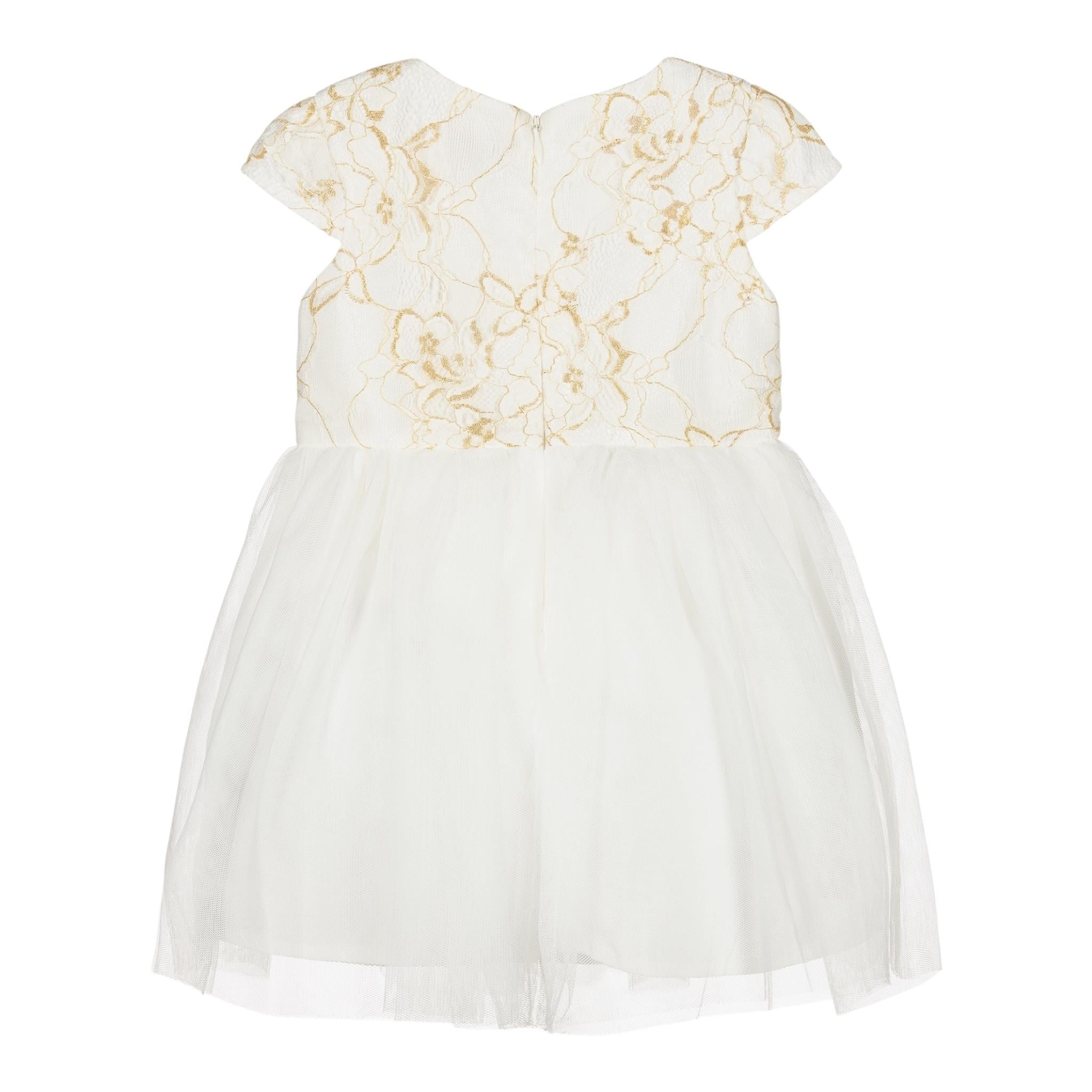 Guess Abito Tinta Unita Giromanica per Neonata A4RK23KBL00 BIANCO GUESS 