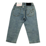 Cesare Paciotti Jeans Tinta Unita con Girovita Regolabile per Bambino PTP5162BXX AZZURRO CESARE PACIOTTI 