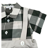 Le Coconne Completo 2 Pezzi Camicia-Salopette per Neonato LCN1097 BEIGE LE COCONNE 