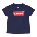 Levi'S T-Shirt Girocollo Tinta Unita con Stampa per Bambino 8E8157JXX BLU LEVI'S 