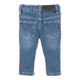 Boss Jeans Tinta Unita con Girovita Regolabile per Neonato J52081 BLU BOSS 