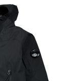 C.P. Company Giubbino tinta unita con Cappuccio Nero per Bambino CMS001 NERO C.P. COMPANY 