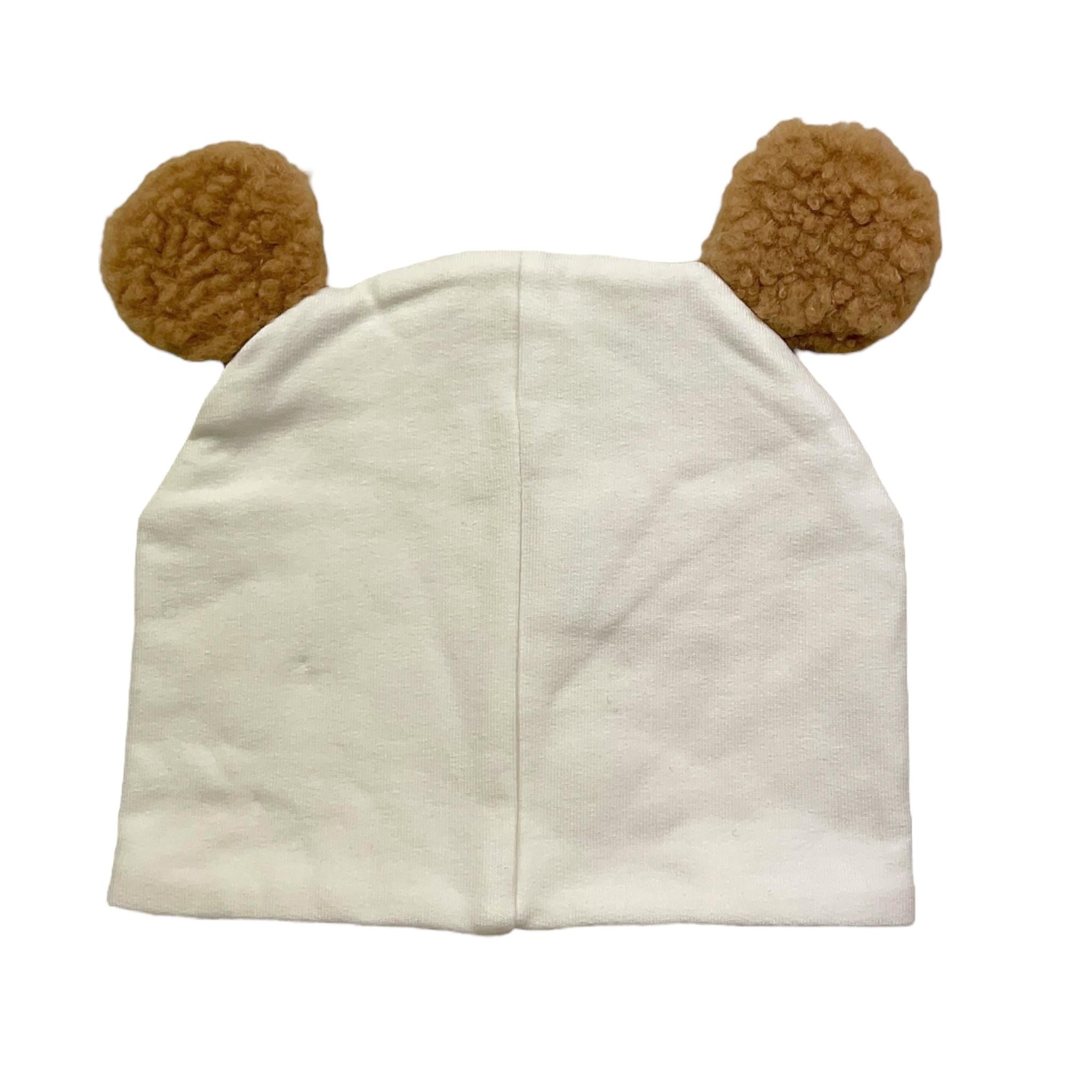 MARLU' cappello tinta unita con orecchie Bianco per Neonato IG7873 BIANCO MARLU' 