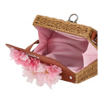 Monnalisa Borsa Tinta Unita con Applicazioni per Bambina 19E000 BEIGE MONNALISA 