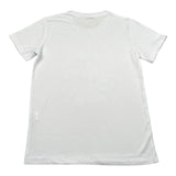 Mousse T-Shirt Girocollo Tinta Unita con Stampa per Bambina UNILEOTT BIANCO MOUSSE 
