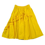 Mariuccia Gonna Tinta Unita con Elastico In Vita per Bambina MMBG372 GIALLO MARIUCCIA 