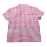 Saint Barth Camicia Mezza Manica Fantasia Qaudretti per Bambina EVL000103667 ROSA SAINT BARTH 