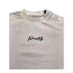 Cesare Paciotti T-Shirt Girocollo Tinta Unita con Stampa per Bambino TSP5113B BIANCO CESARE PACIOTTI 